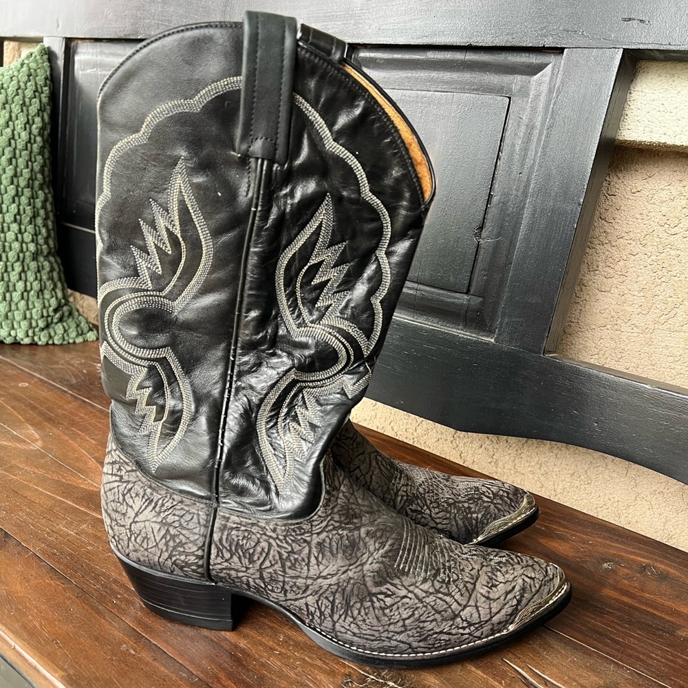 Vintage Tony Lama 6252 Leather Cowboy boots - Picture 2 of 9